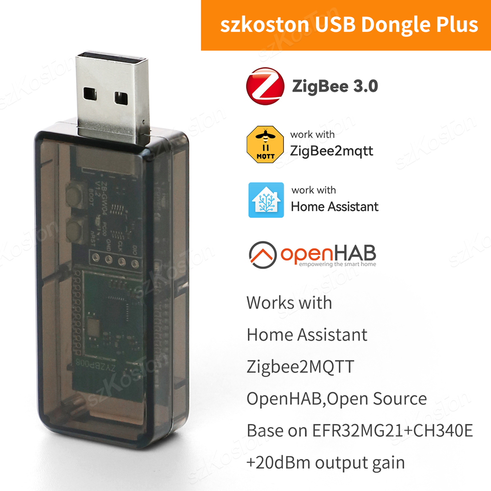 Zigbee Coordinator Stick - Zigbee USB Dongle Plus-E Gateway Universal