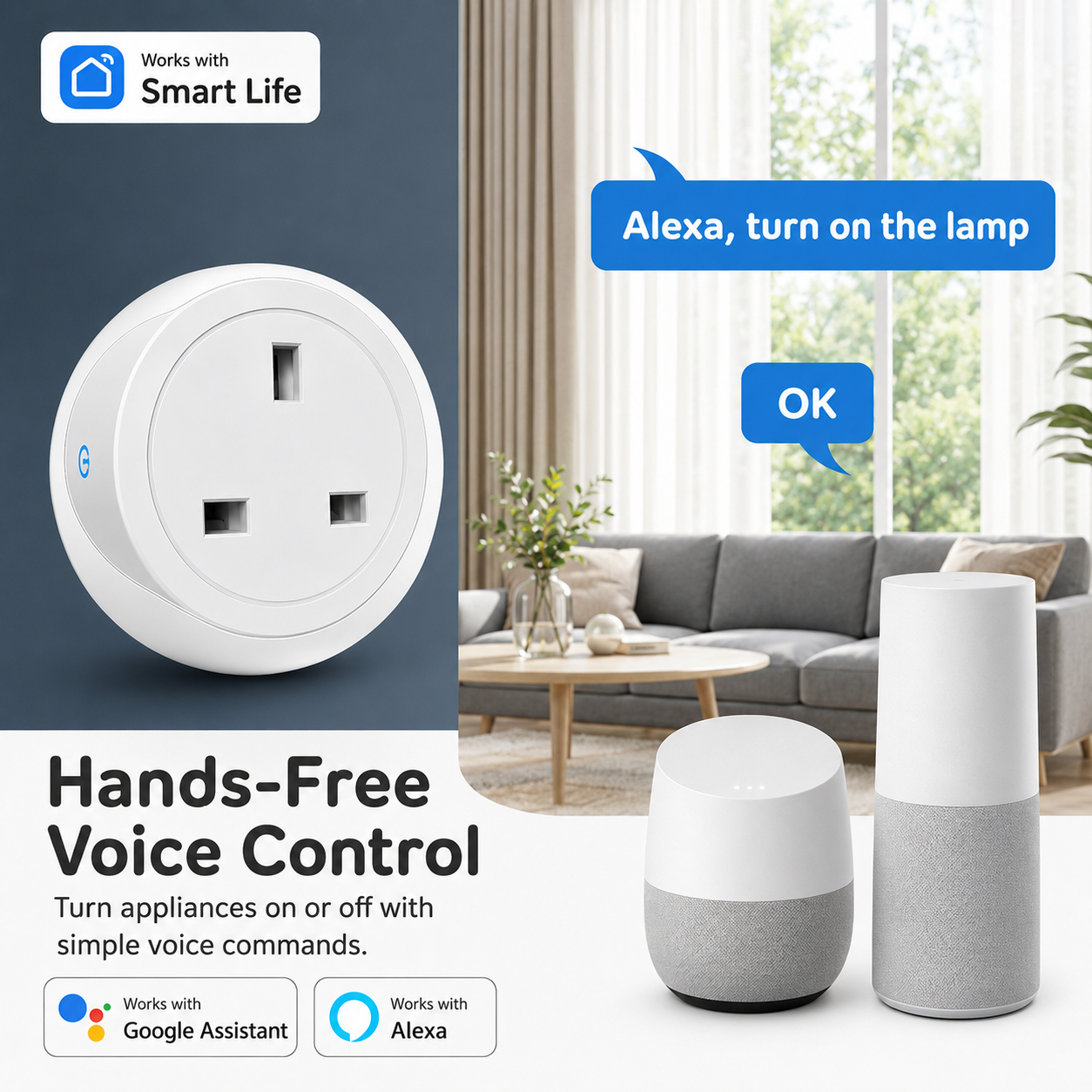 Tuya UK Smart Plug WiFi Blueto - Home Automation Ideas 评论和价格