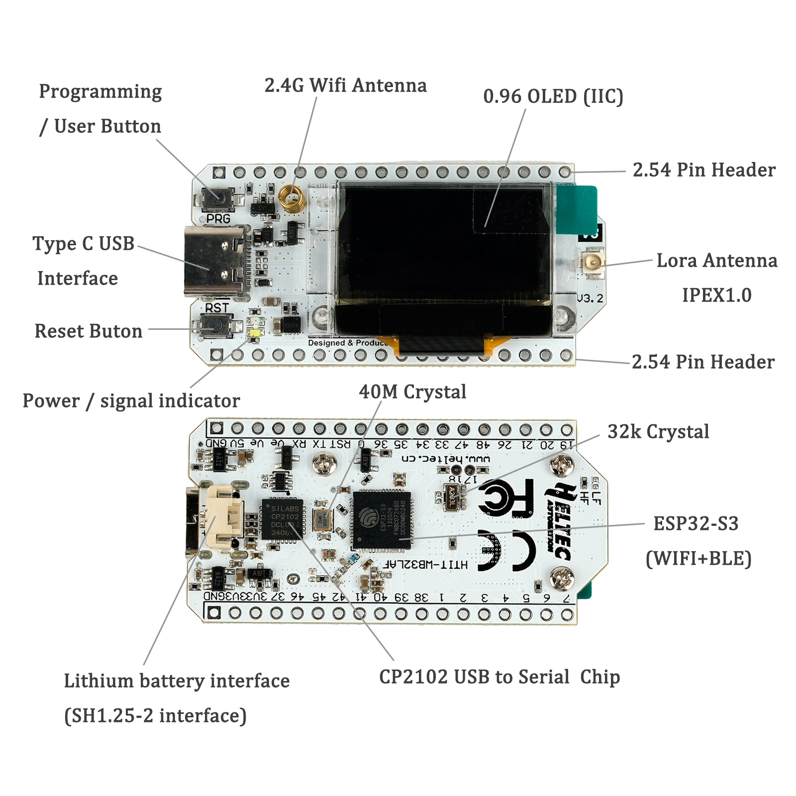 2Sets LoRa32 V3 868MHz 915MHz  - Home Automation With Arduino 评论和价格