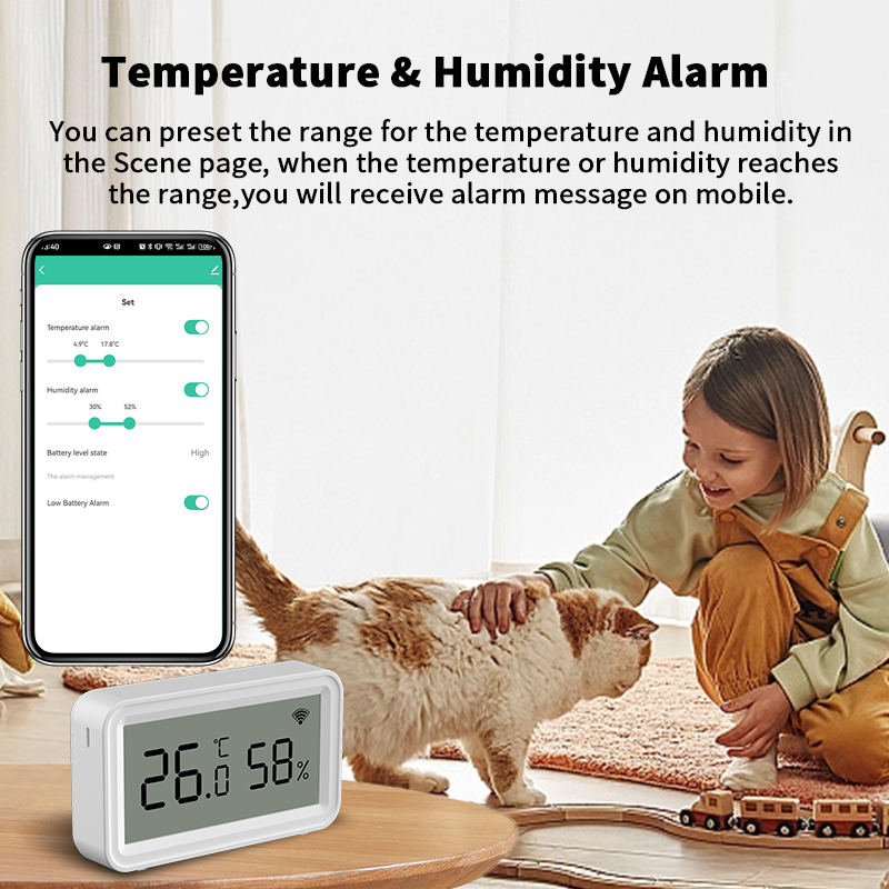 Tuya Zigbee WiFi Thermometer H - Temperature Humidity Sensor 评论和价格