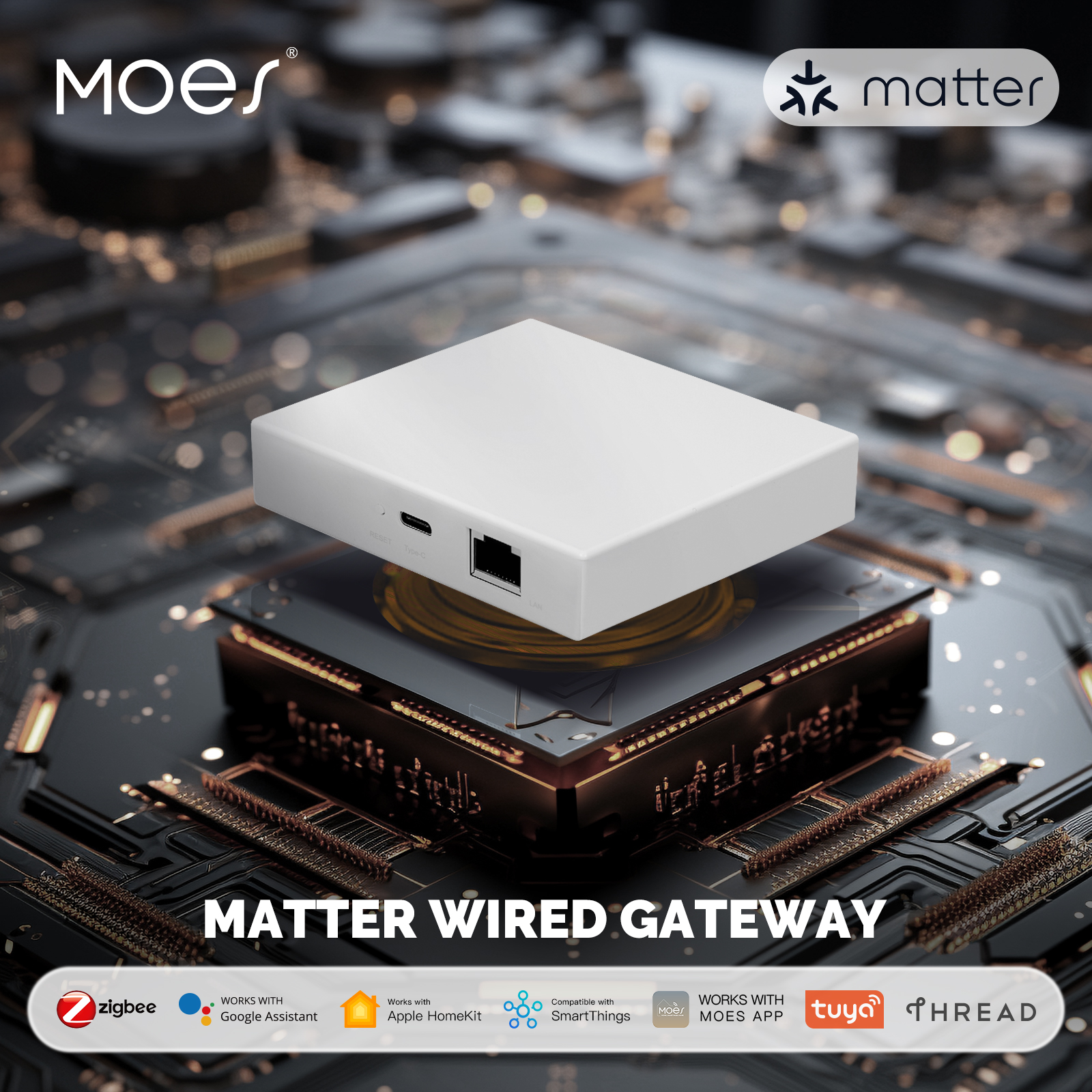 MOES Tuya Zigbee Matter Thread - Matter Hub Thread 评论和价格
