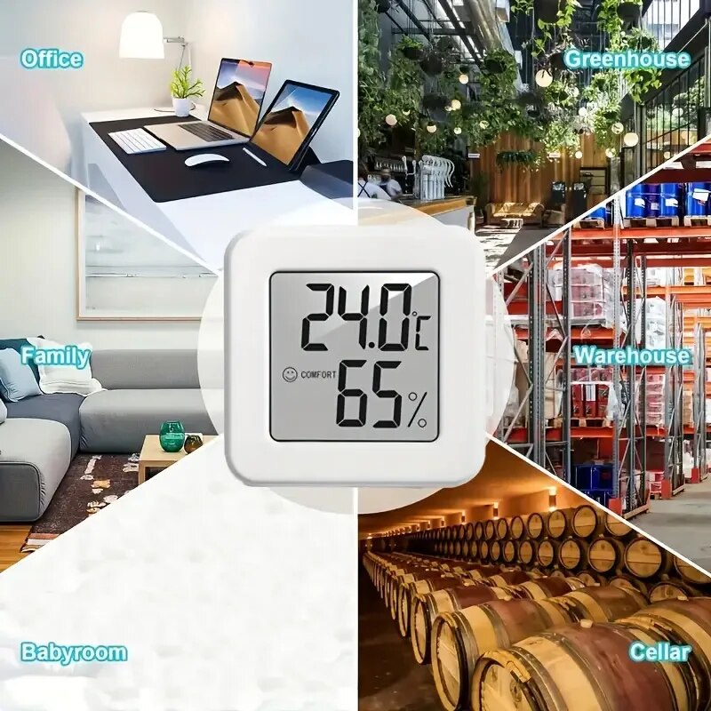 Digital Hygrometer Thermometer - Temperature Humidity Sensor 评论和价格