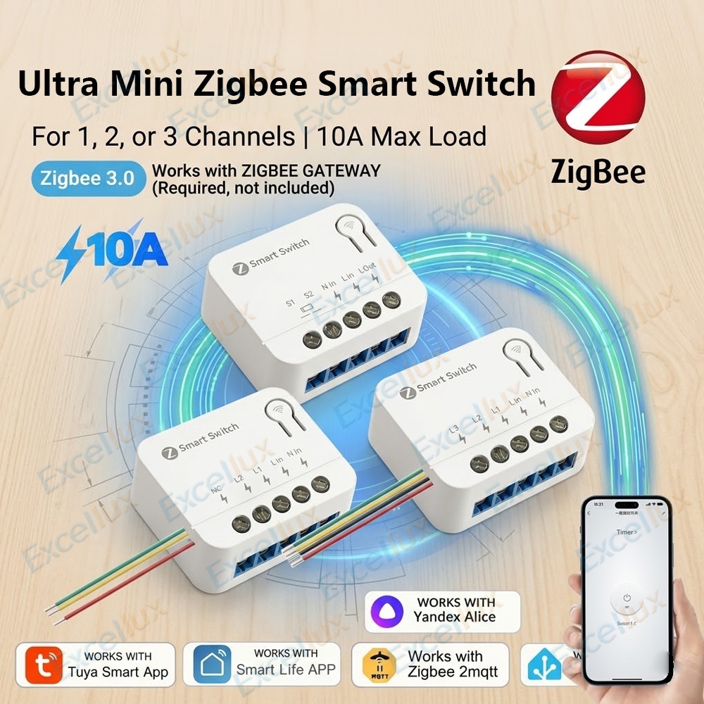 Ultra Mini ZigBee Smart Switch - Diy Home Automation Hub 评论和价格