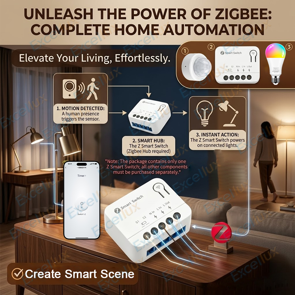 Ultra Mini ZigBee Smart Switch - Diy Home Automation Hub 评论和价格
