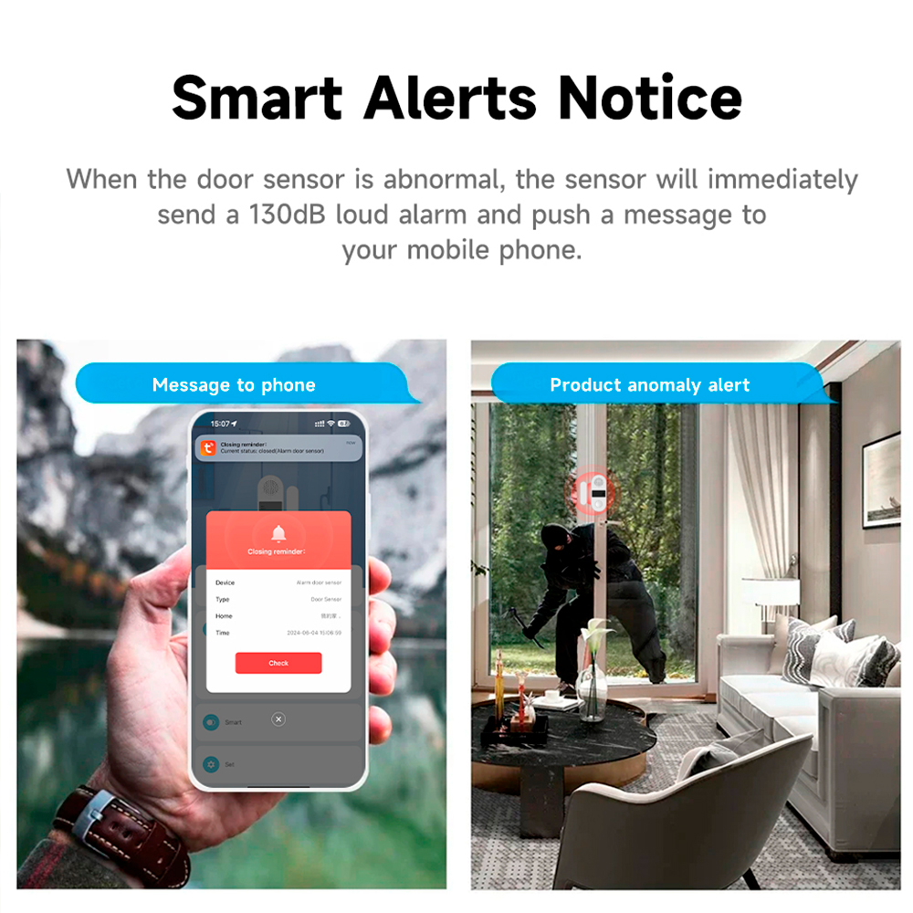 Tuya Zigbee Wireless Door Wind - Home Automation Ideas 评论和价格