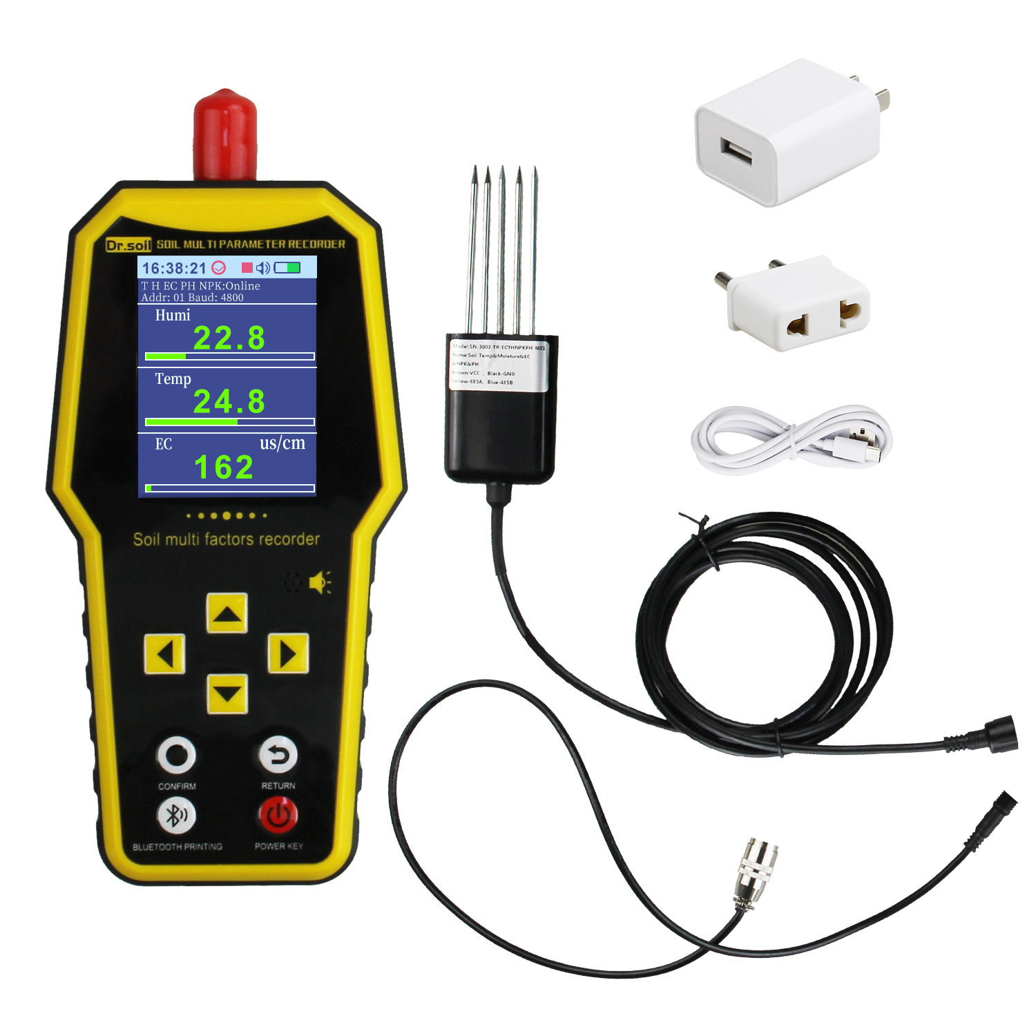 7 in 1 Portable Soil Moisture  - Temperature Humidity Sensor 评论和价格