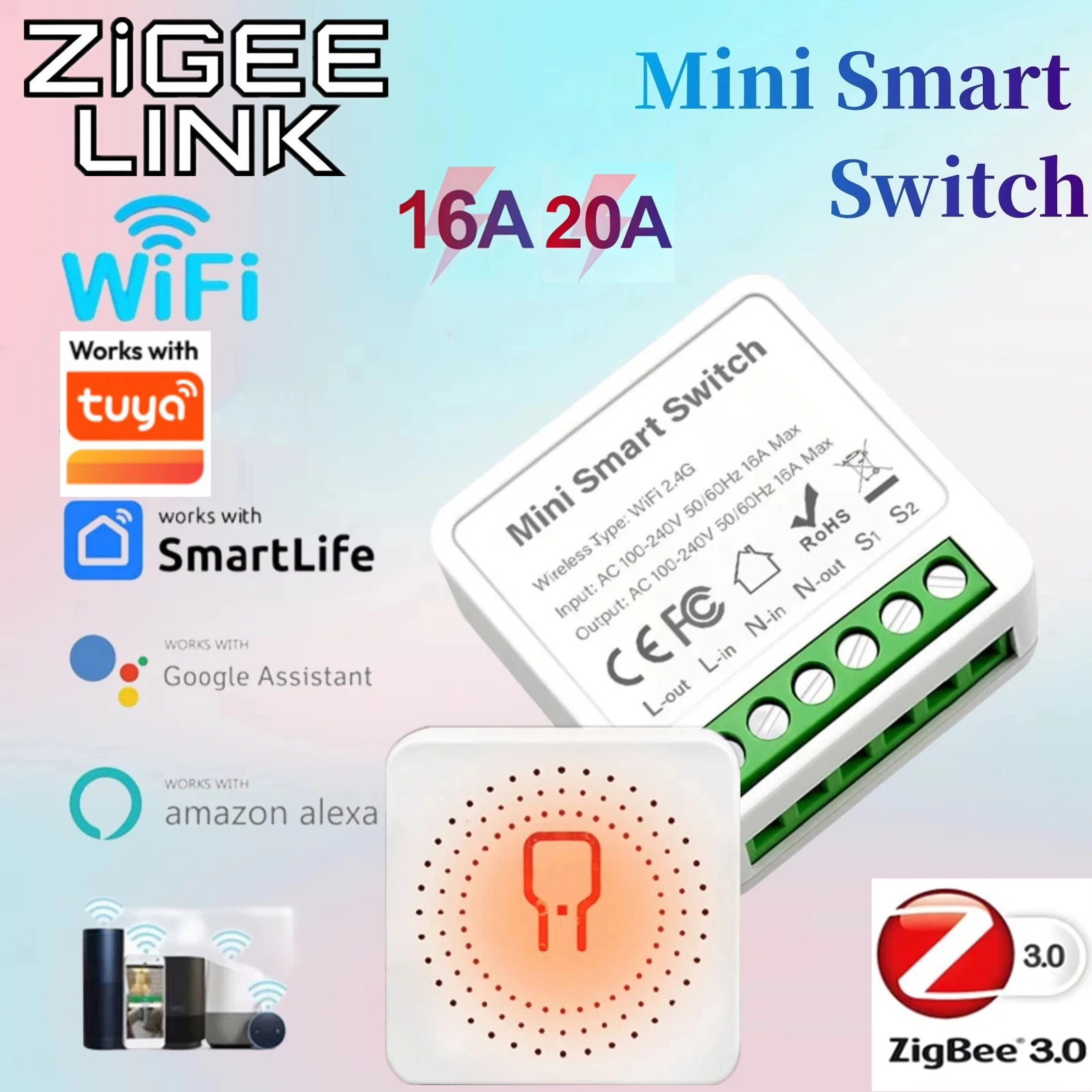 For Tuya Mini Smart WiFi Switc - Diy Automation 评论和价格