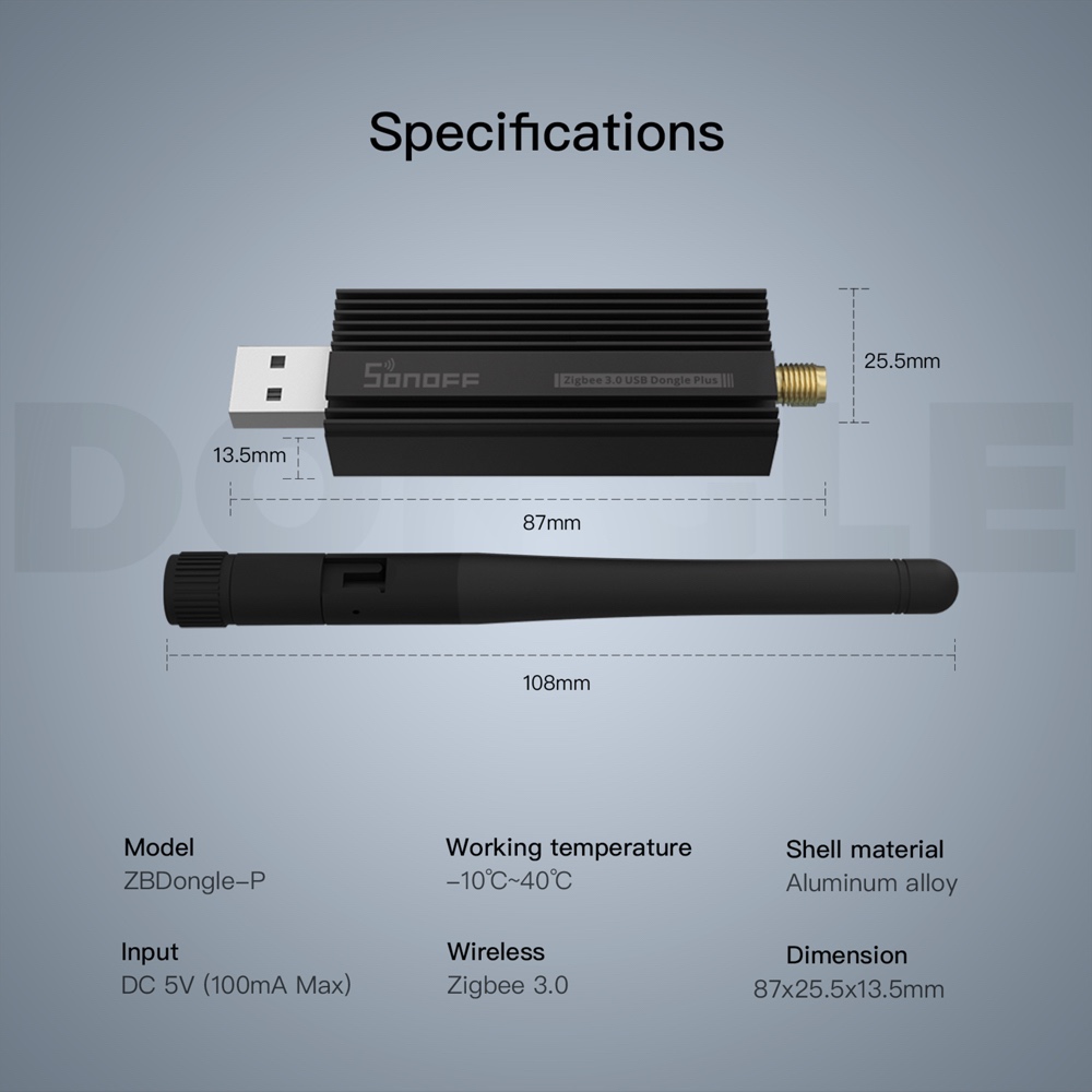 SONOFF ZBDongle-P Zigbee 3.0 U - Zigbee Coordinator Stick 评论和价格