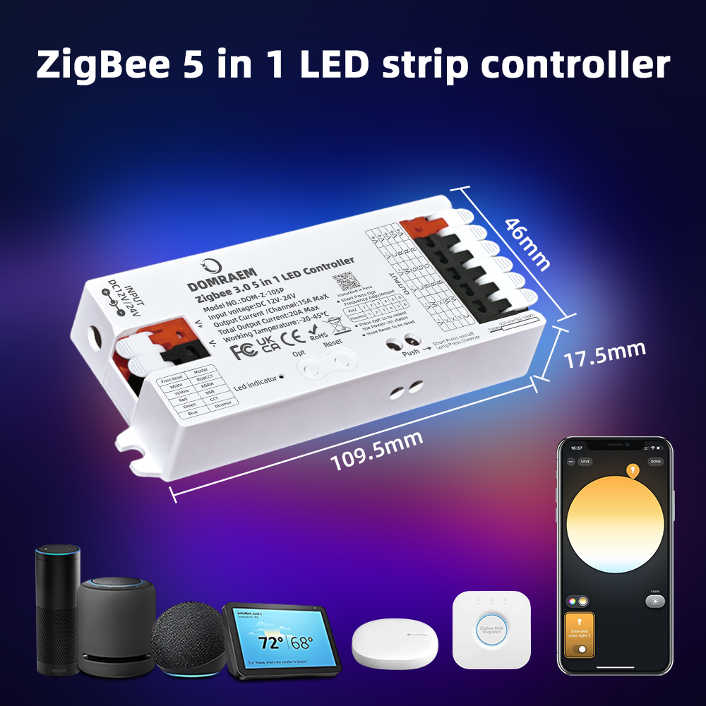 DOMRAEM Zigbee 3.0 5 in 1 LED  - Zigbee Coordinator Stick 评论和价格
