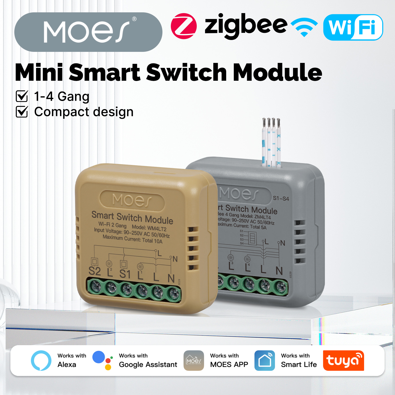 MOES Tuya WiFi Zigbee Mini DIY - Home Automation Ideas 评论和价格