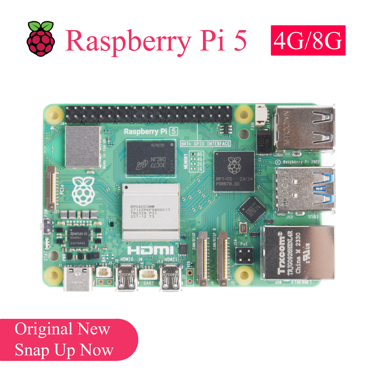 1PCS Original Raspberry Pi 5 4 - Raspberry Pi Home Automation Diy 评论和价格