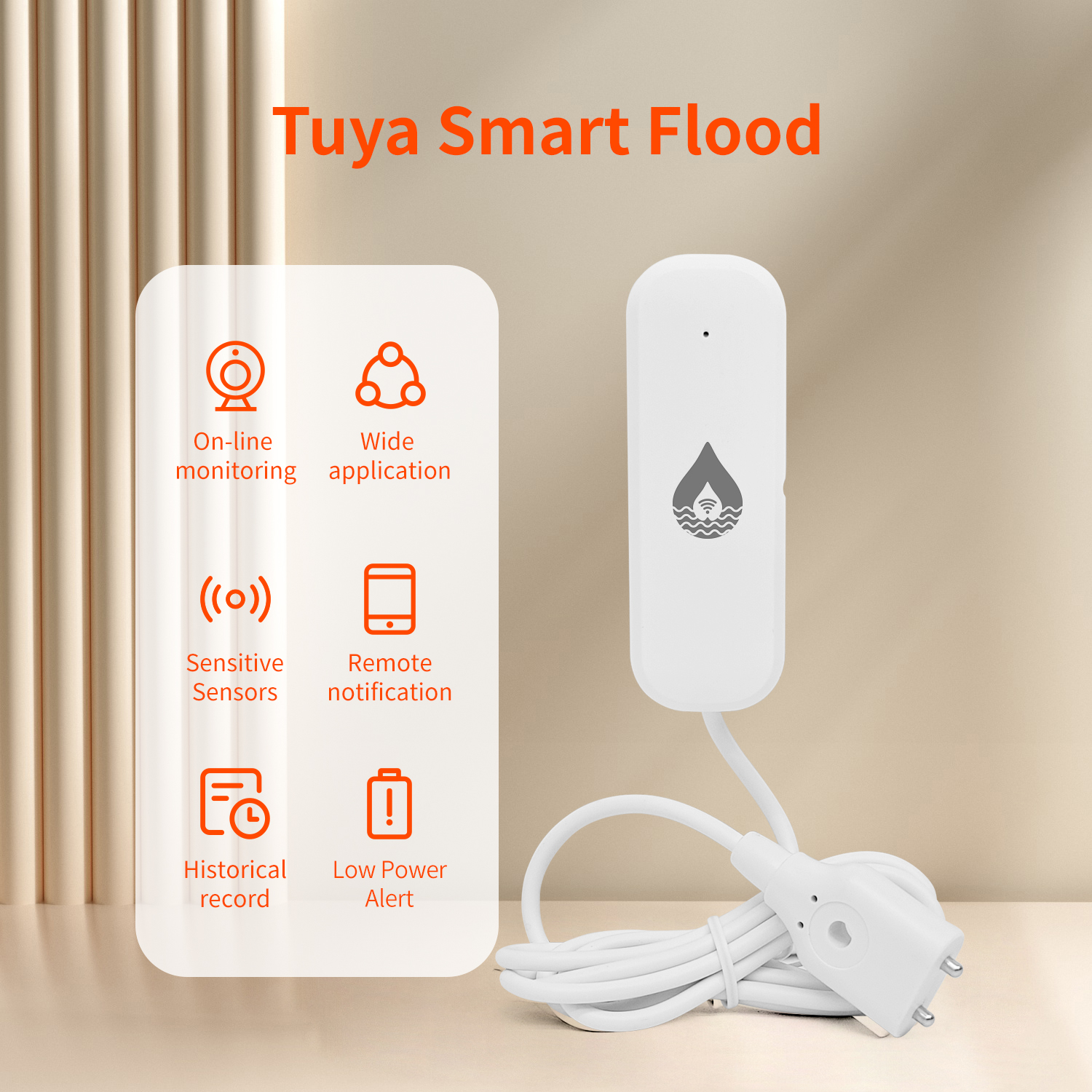 YFK Tuya WiFi Water Leakage Se - Home Automation Ideas 评论和价格