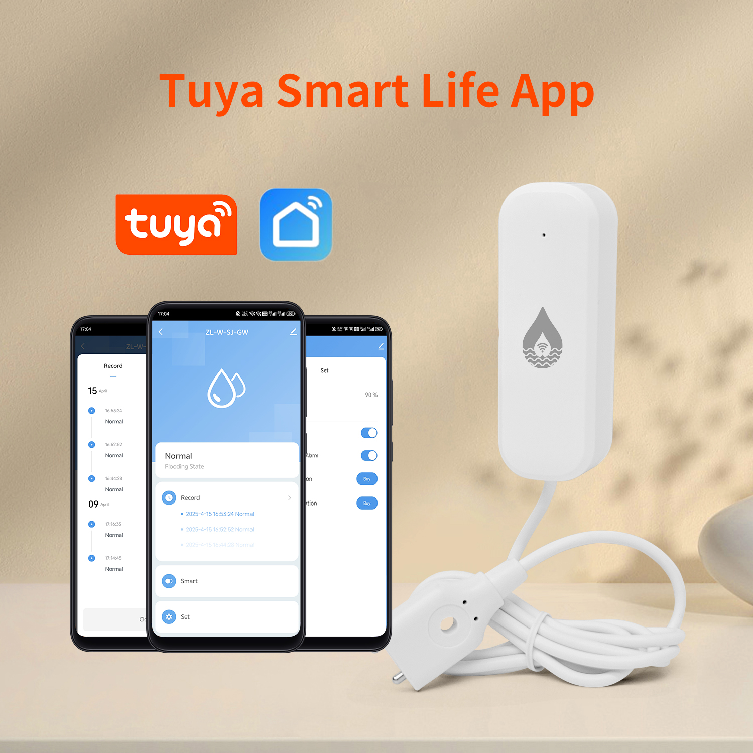 YFK Tuya WiFi Water Leakage Se - Home Automation Ideas 评论和价格