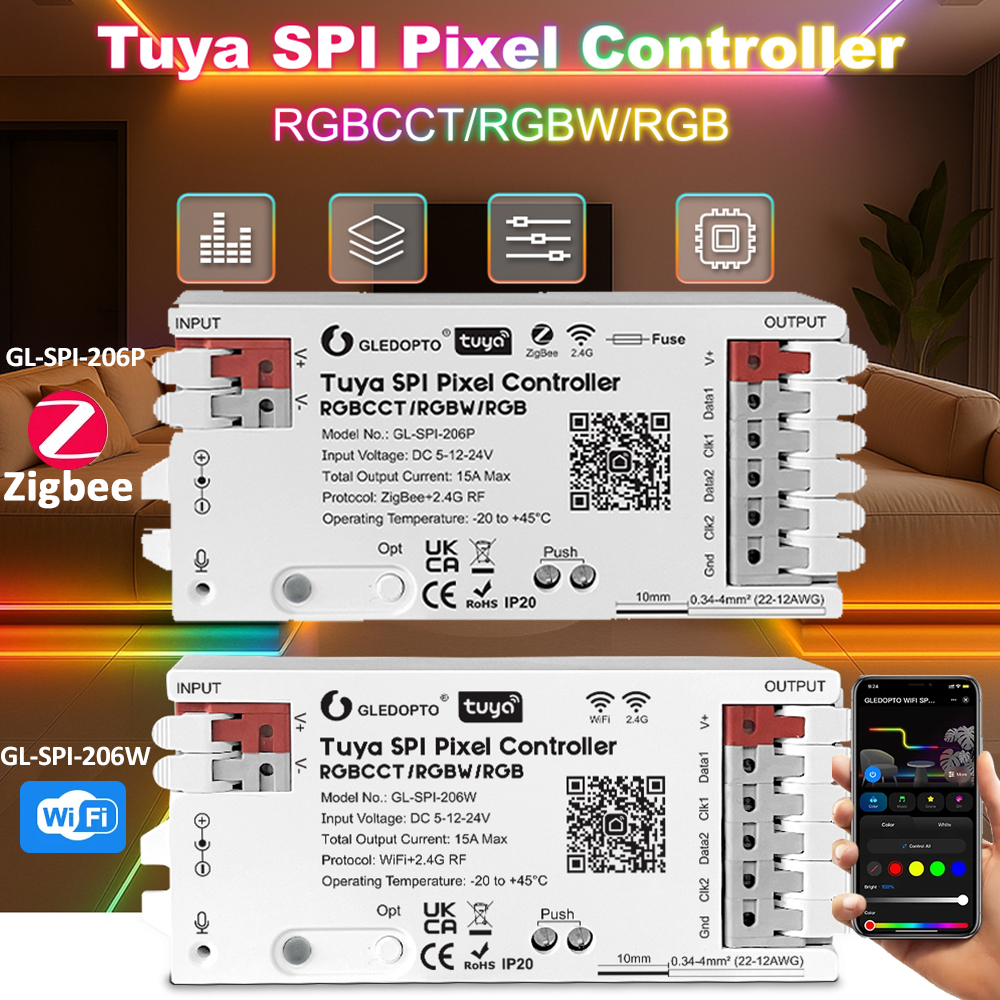 Tuya SPI Pixel LED Controller  - Zigbee Coordinator Stick 评论和价格