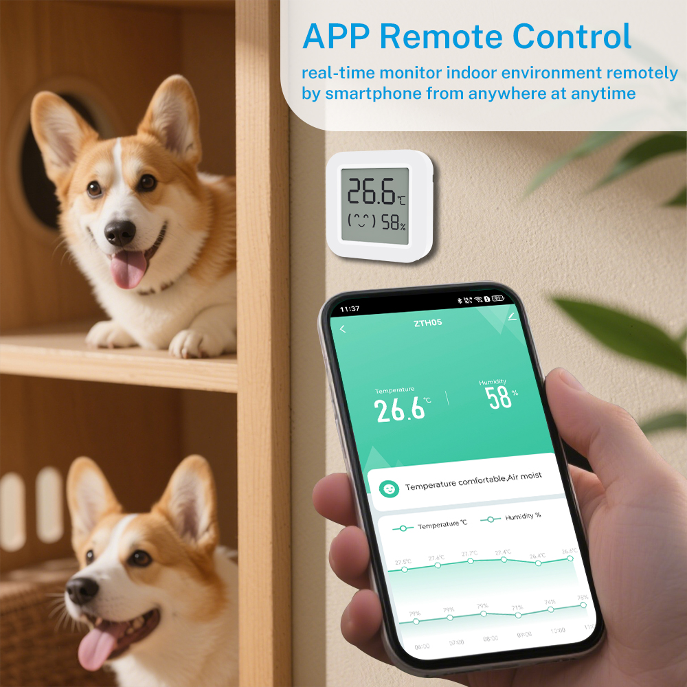 Zigbee2MQTT Tuya Temperature H - Temperature Humidity Sensor 评论和价格