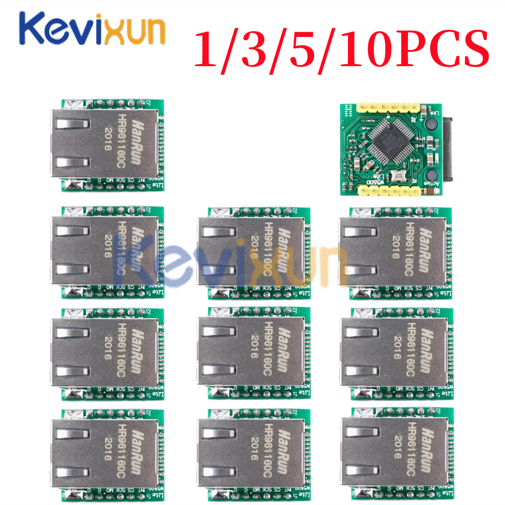 10PCS/USR-ES1 W5500 Ethernet n - Ethernet Module W5500 评论和价格